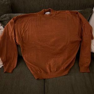 Radish Orange Sweater, Large